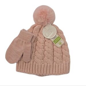 B2G1F- Toby & Me Toddler Girl Beanie and Mittens Set